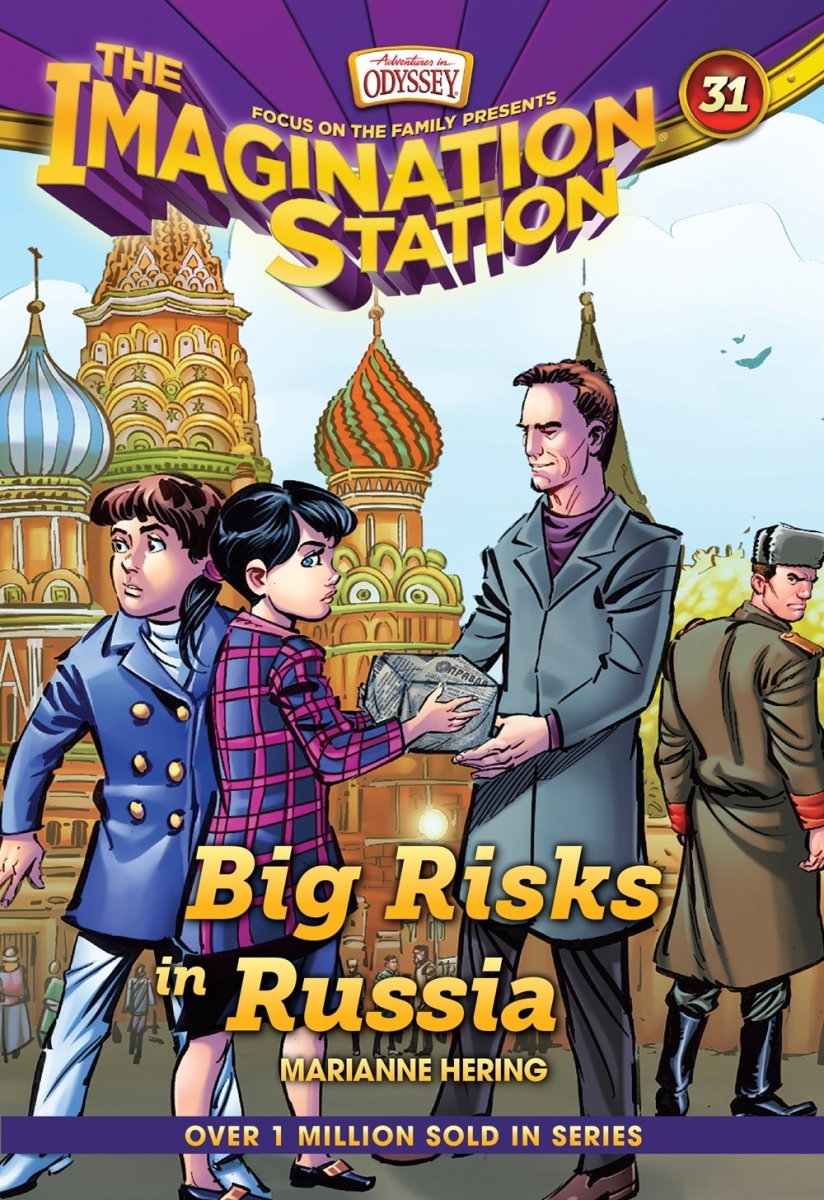 561702 Big Riskin Russia Adventures in Odyssey the Imagination Station No.31 Softcover Book
