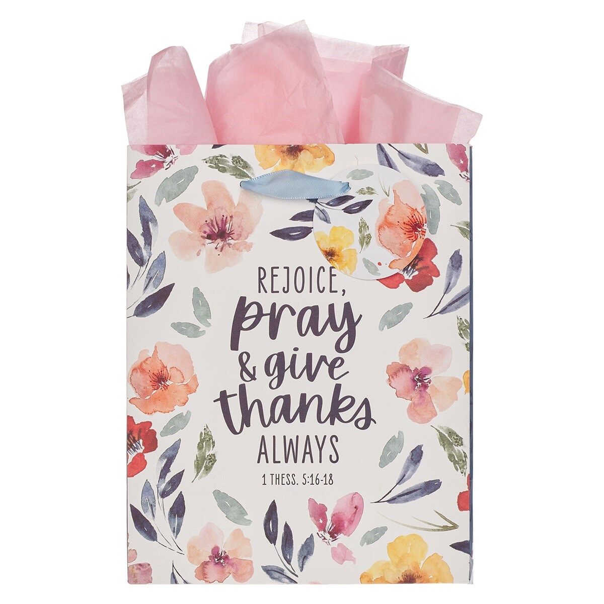 368572 Gift Bag - Medium - Rejoice Always 1 Thess. 5-16-18