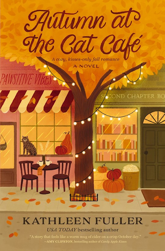 70869X Autumn at the Cat Cafe Book