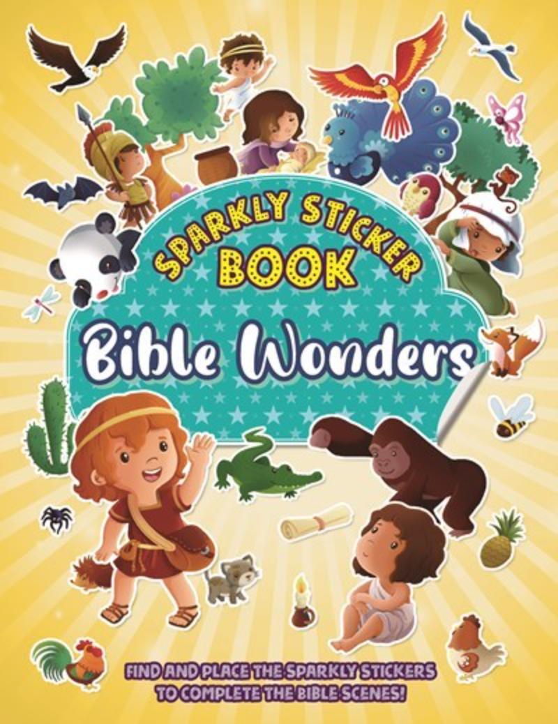 454766 Bible Wonders - Sparkly Sticker Book