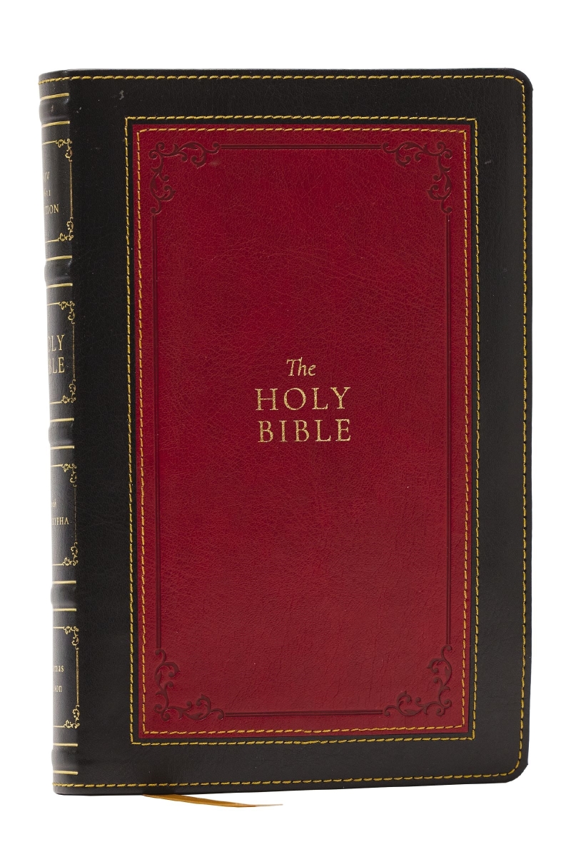 460732 KJV 1611 Apocrypha Bible with Black Leathersoft