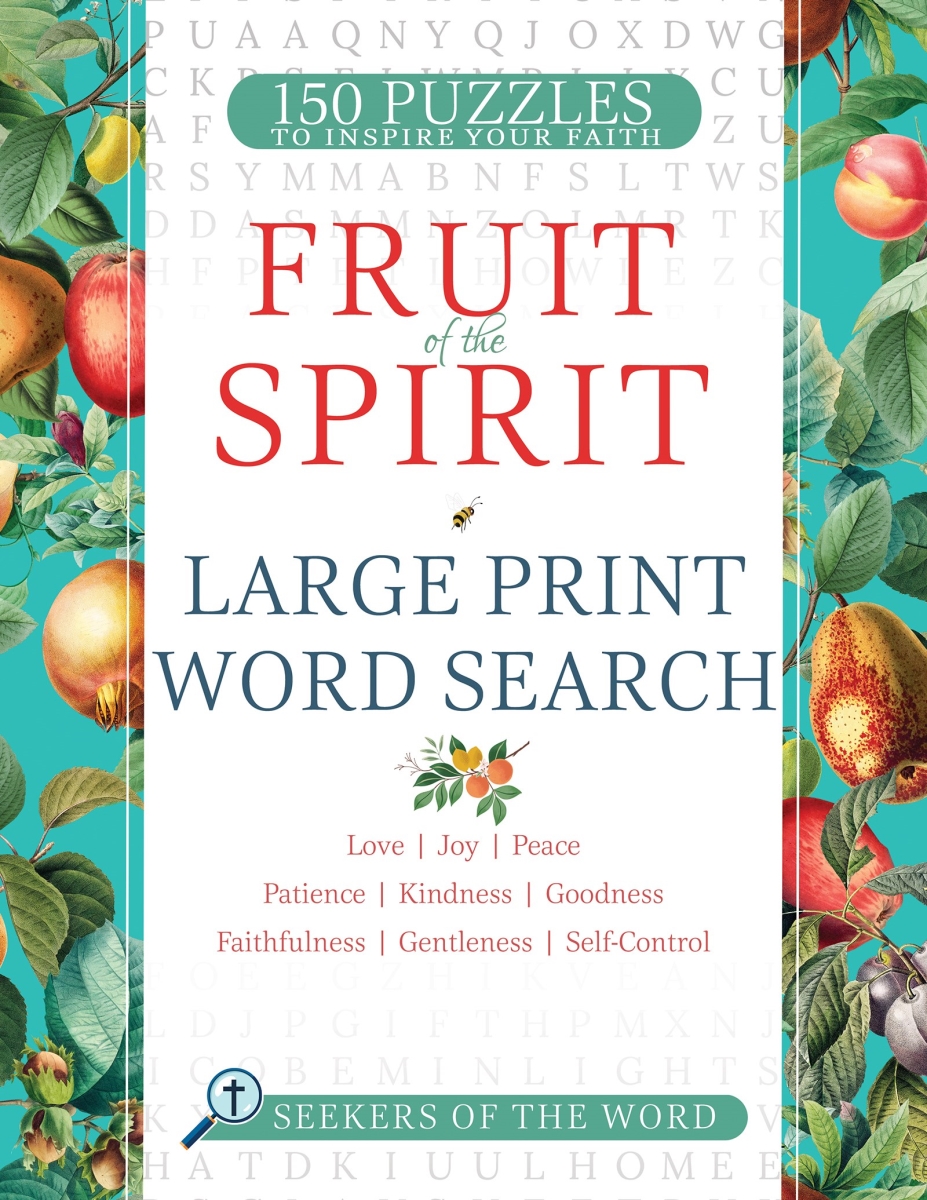 354242 Fruit of The Spirit Large Print Word Search Book