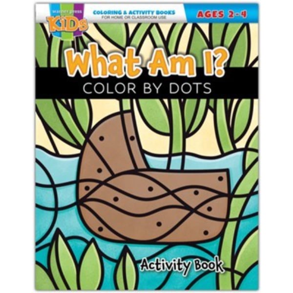 754534 What Am I, Color By Dots Activity Book - Ages 2-4