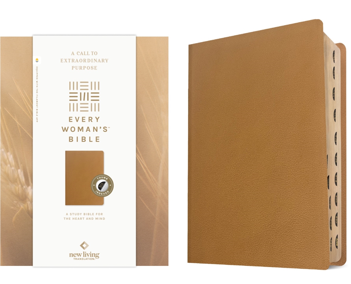 454296 NLT Every Womans Bible Filament Enabled Edition - Camel Genuine Leather Indexed