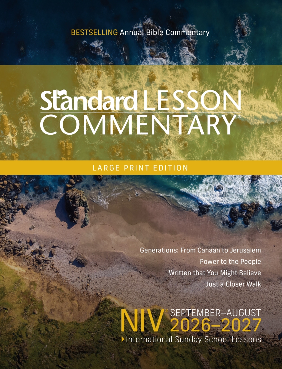 75238X NIV Standard Lesson Commentary 2026-2027 Large Print Edition Bible Study Book