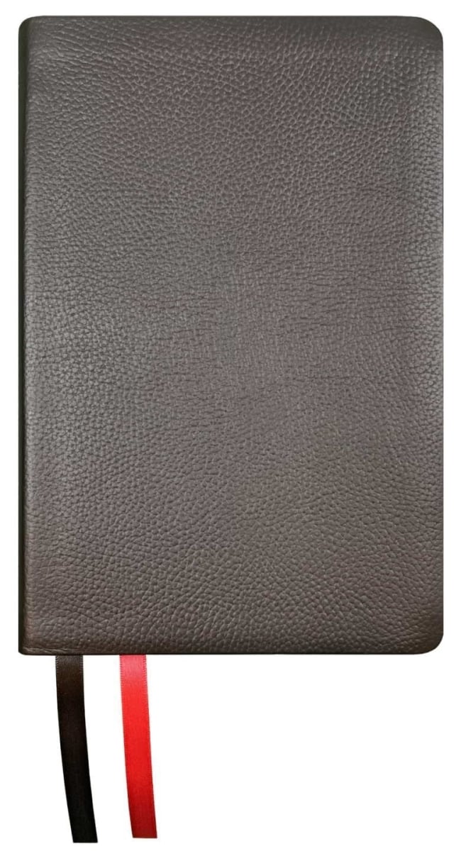 231387 NASB 2020 Reference Bible Black Genuine Leather Book