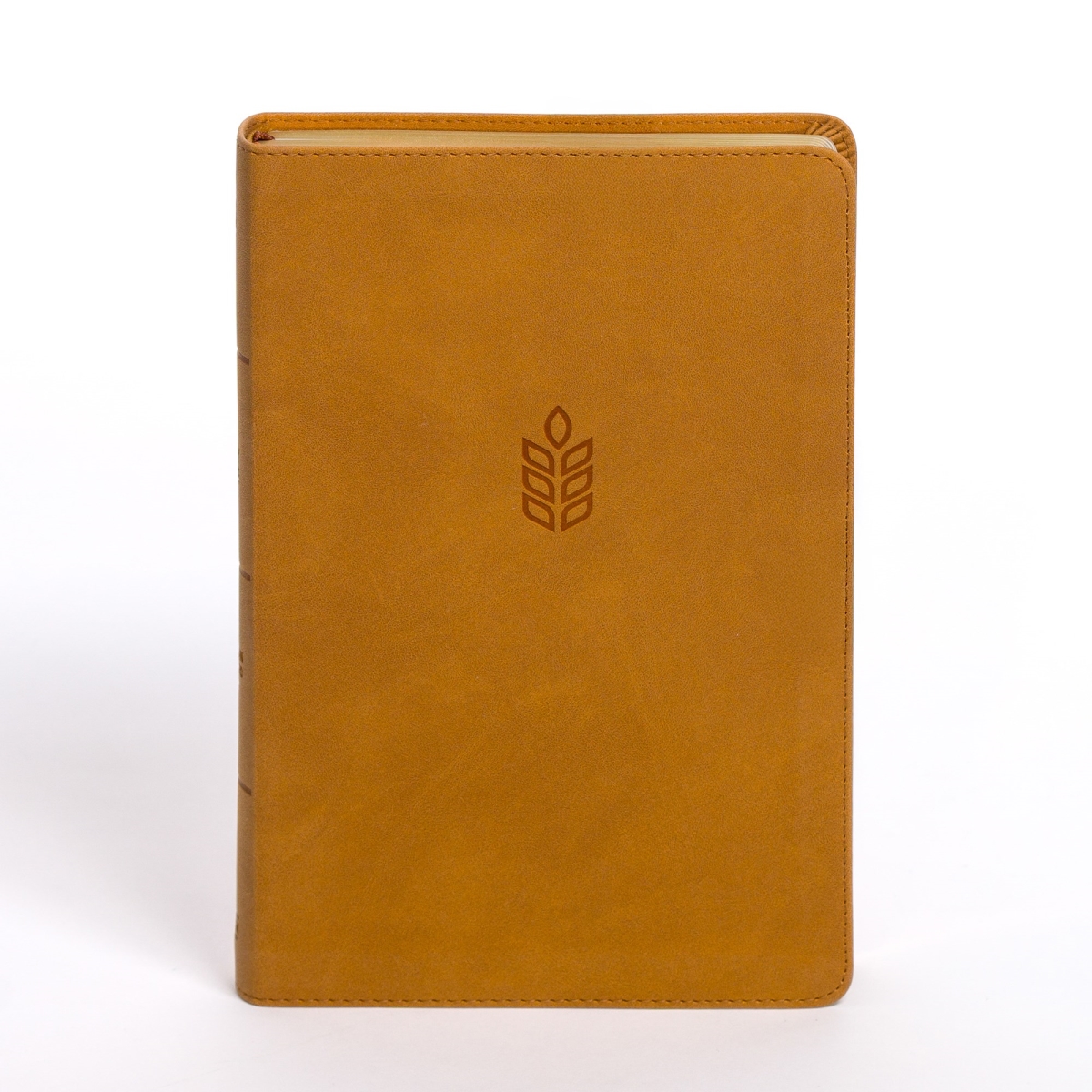 365963 CSB Personal Size Giant Print Bible - Camel SuedeSoft LeatherTouch