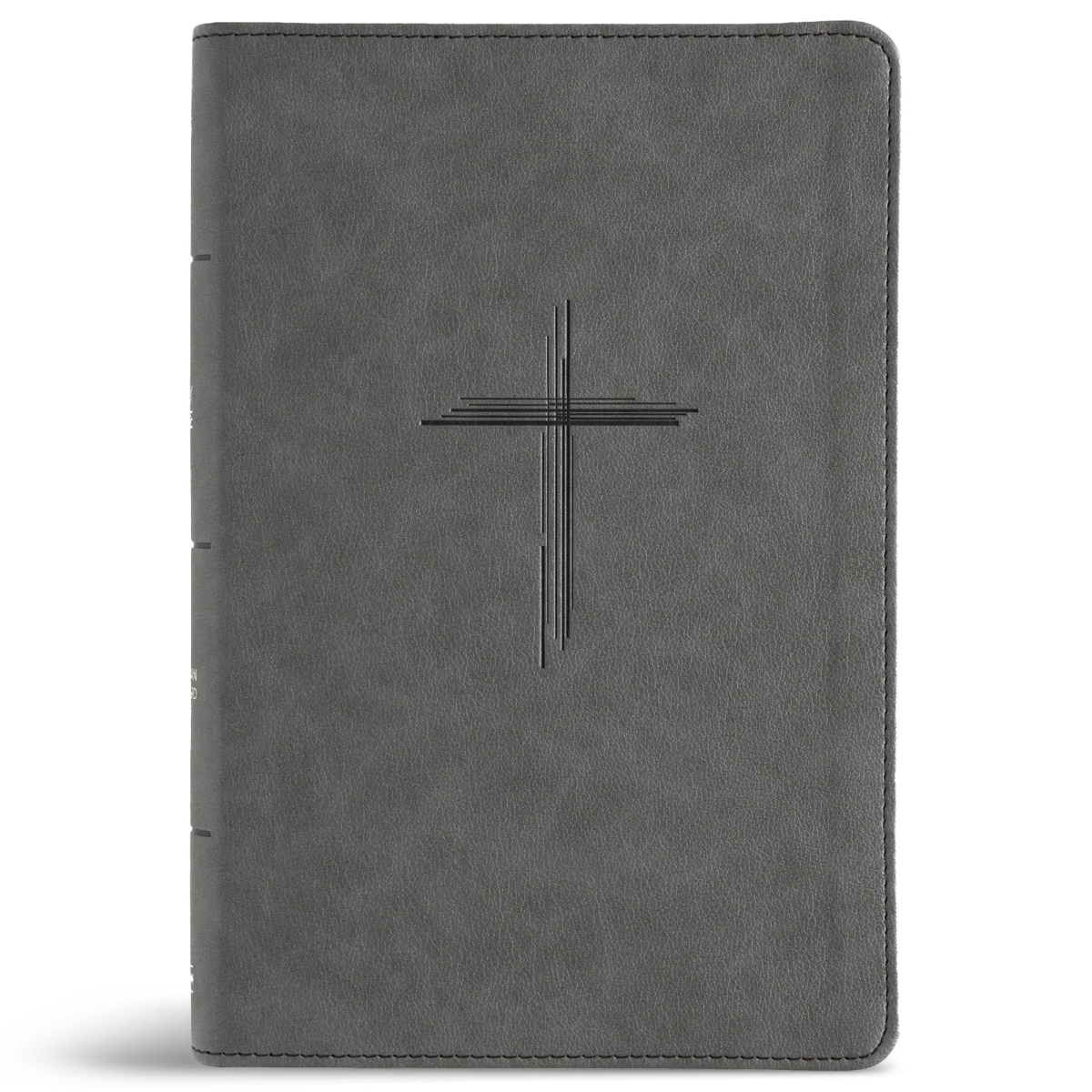 41239X CSB Personal Size Giant Print Digital Study Edition Charcoal Suede Soft Leather Touch Indexed Book