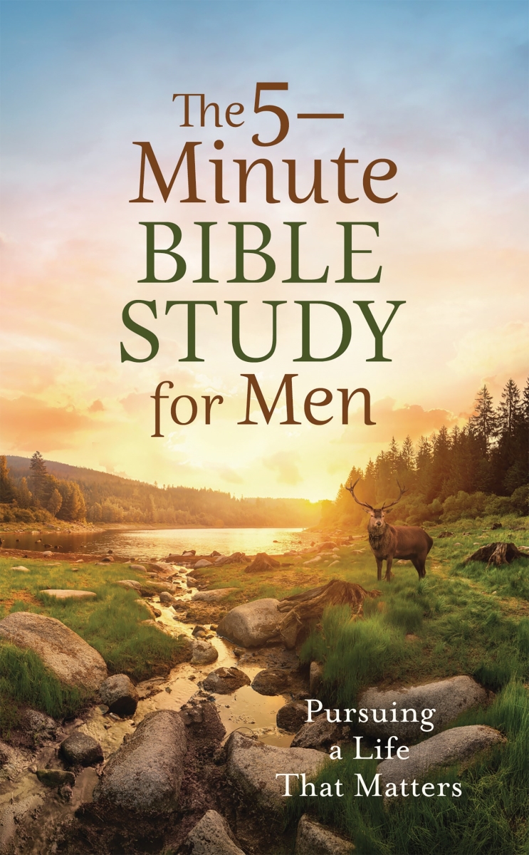 Barbour Publishing 472064 The 5 Minute Bible Study For Men Trade Paper