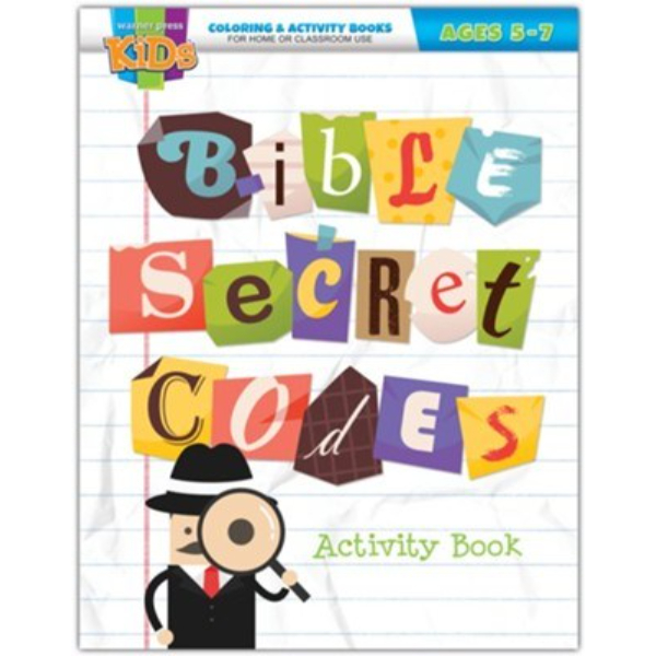 754535 Bible Secret Codes Activity Book - Ages 5-7