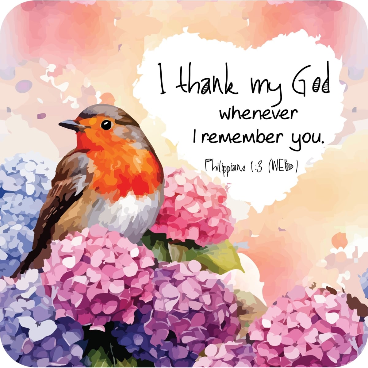 571426 Coaster - I Thank My God - Pack of 6