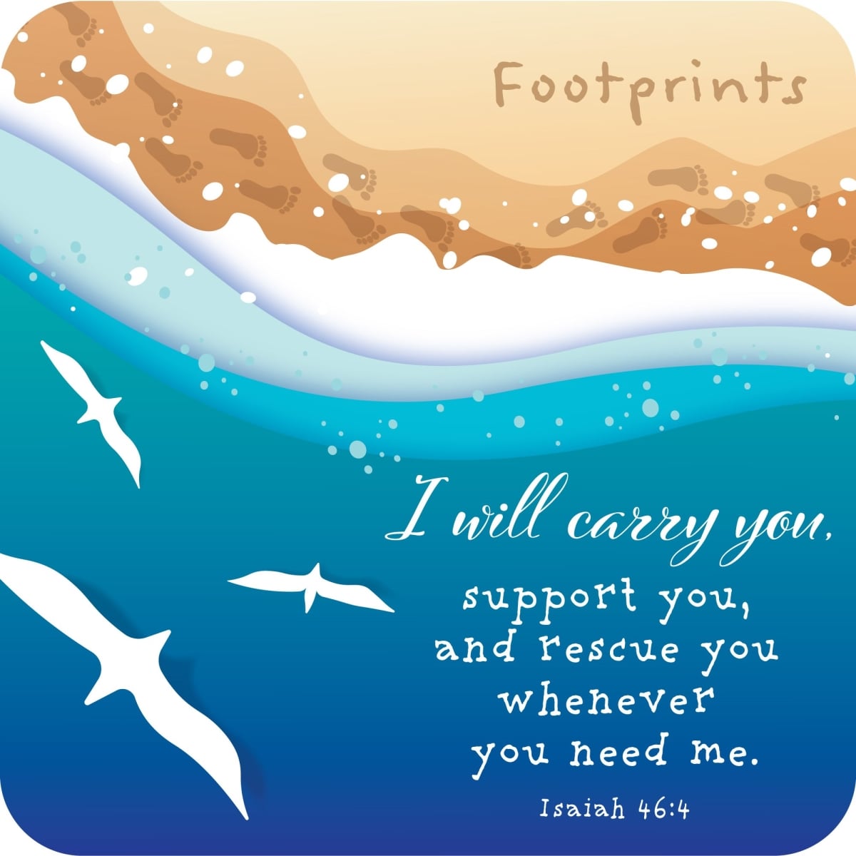 571432 Coaster - Footprints - Pack of 6