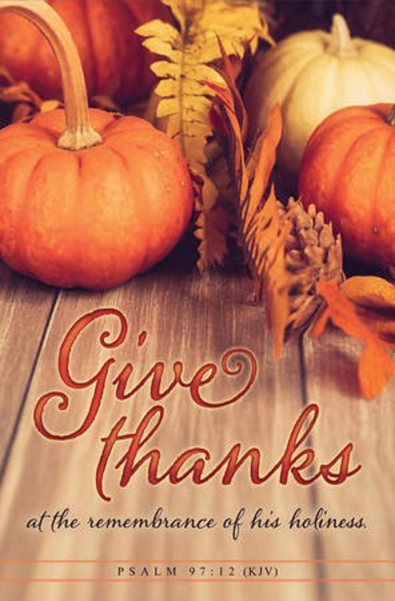 472503 Bulletin-Give Thanks At The Remembrance of His Holiness Book - Pack of 100