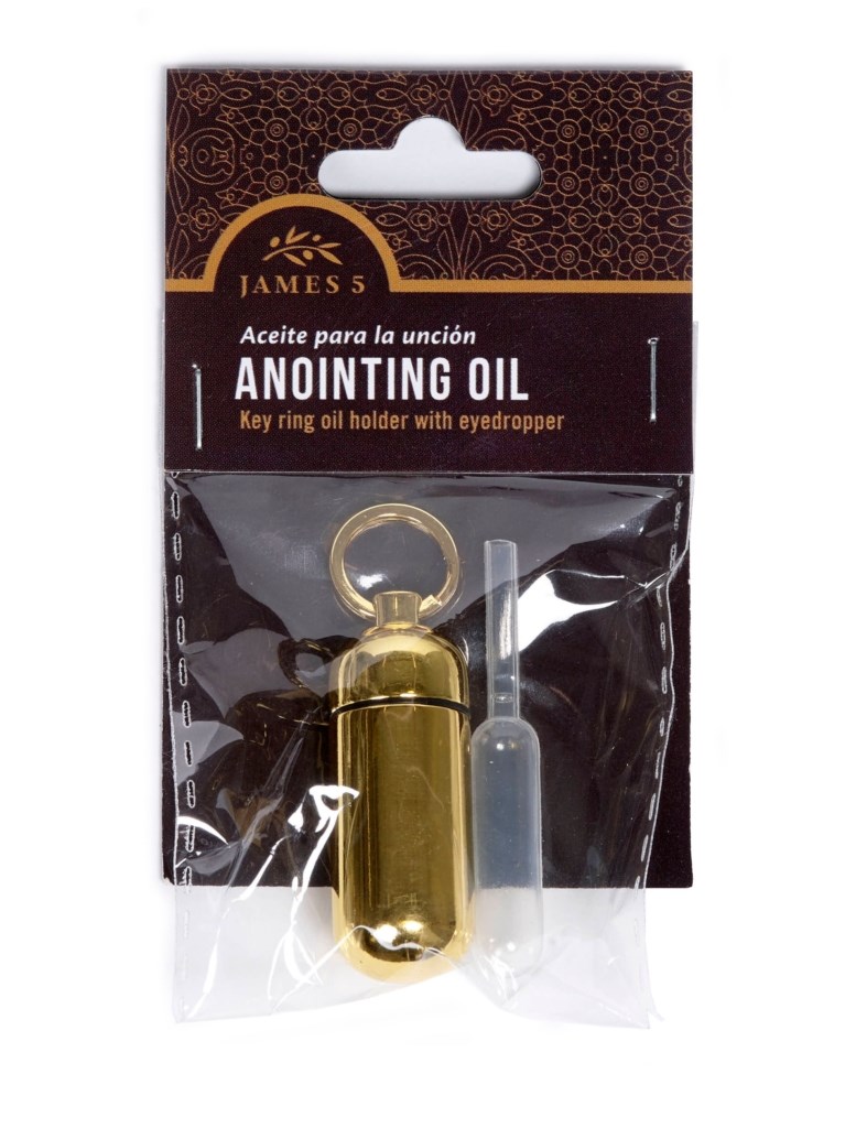 152922 Anointing Oil Holder - Brass