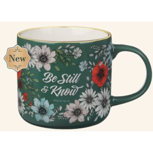 754063 Teal Be Still & Know PS. 46-10 Mug