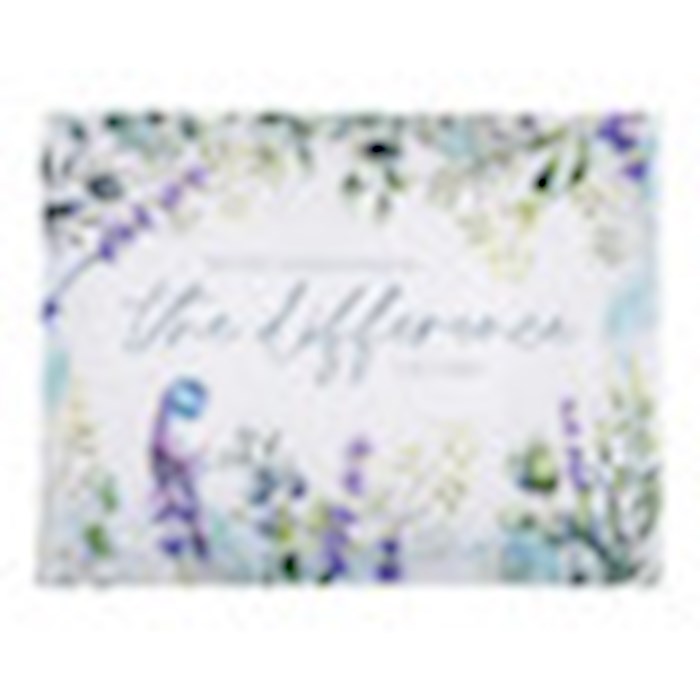 630525 15.75 x 12 in. Never Underestimate The Difference You Make Canvas Print