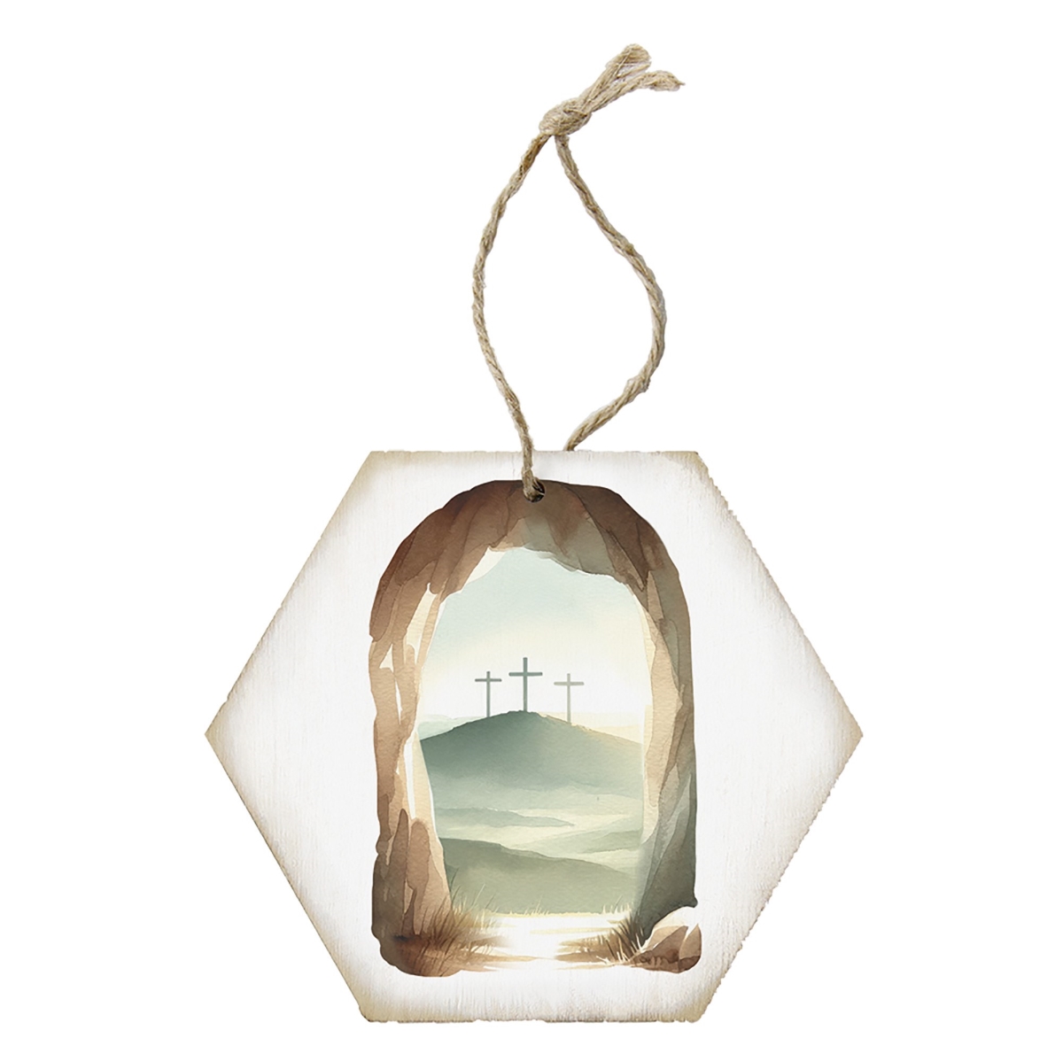 470572 Ornament - Honeycomb - Empty Tomb Art - 6.875 x 4.5 in.