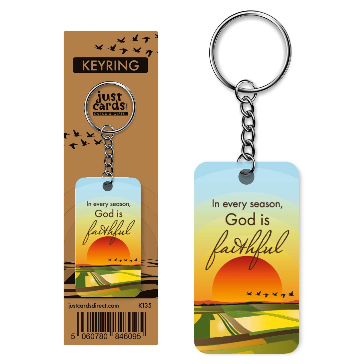 571497 Keychain - God is Faithful