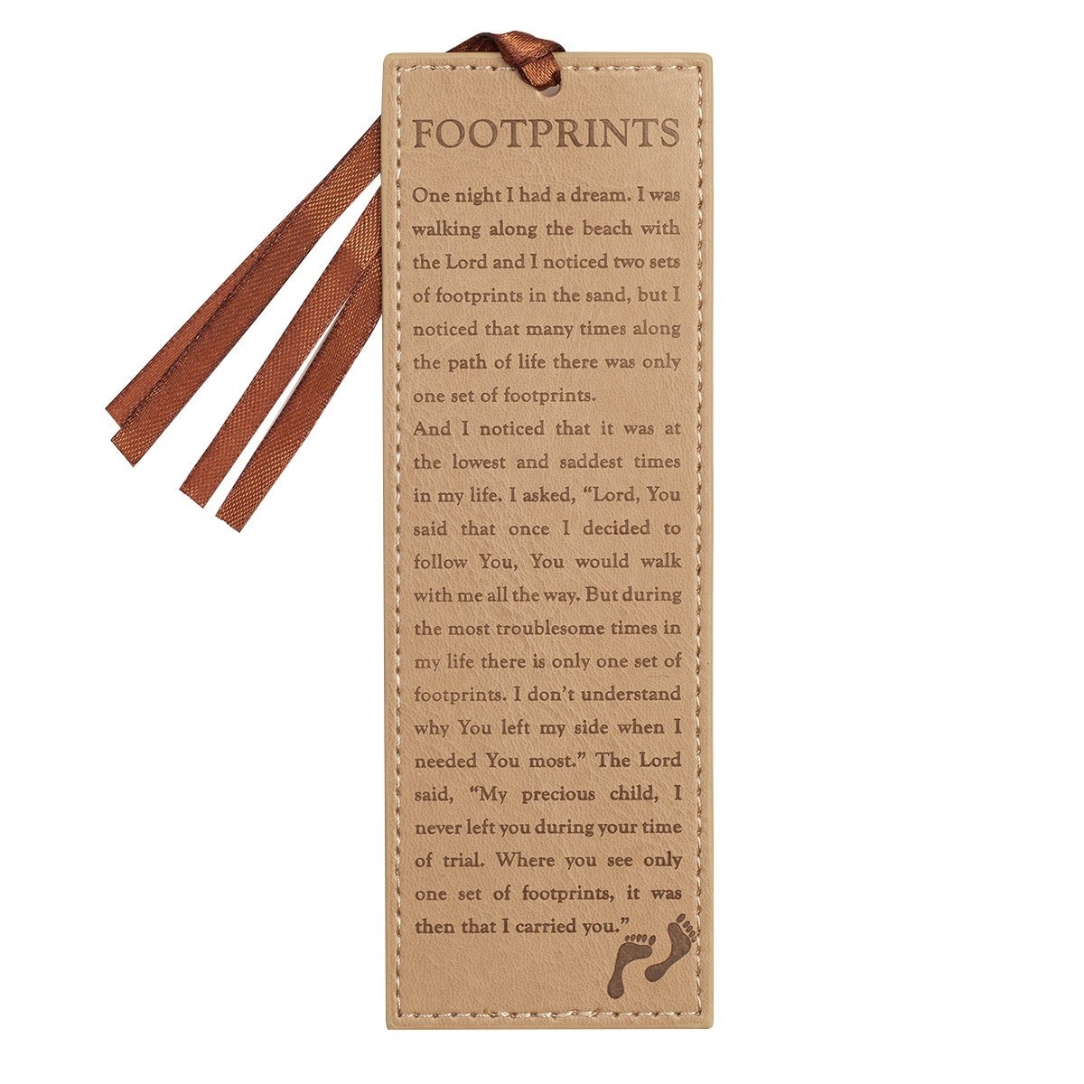 360141 Footprints Luxleather Pagemarker