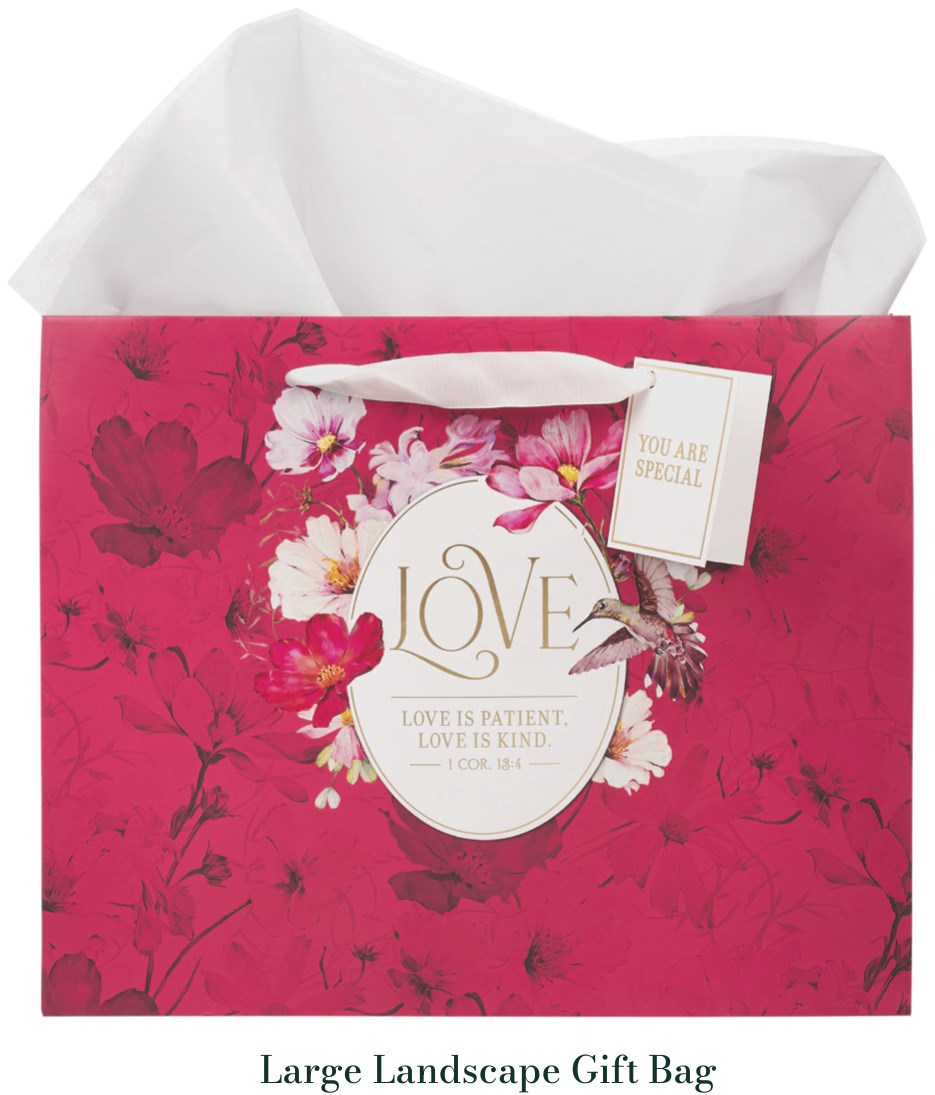 745718 Landscape Love 1 Corinthians 13-4 - Gift Bag - Large