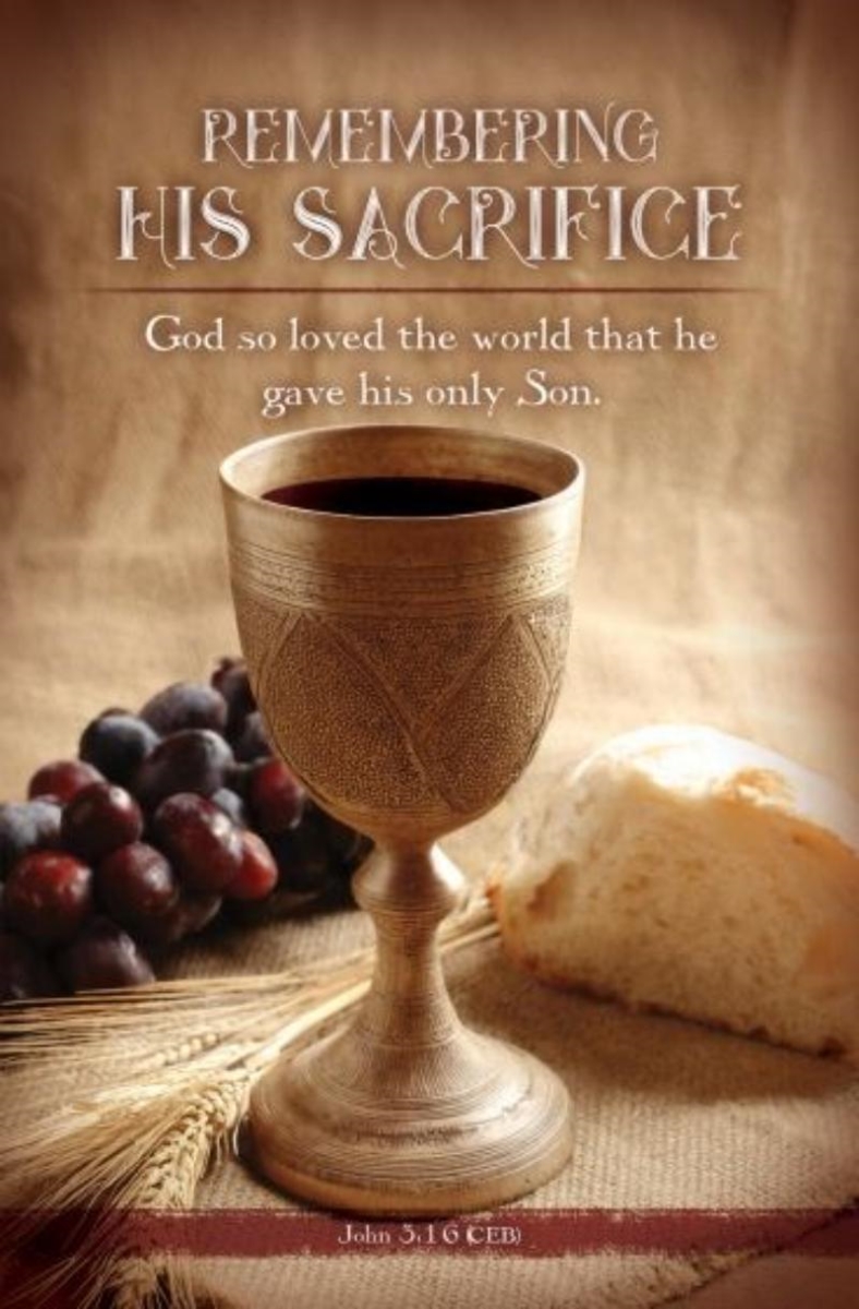 472537 Bulletin-Remembering His Sacrifice Book - Pack of 100