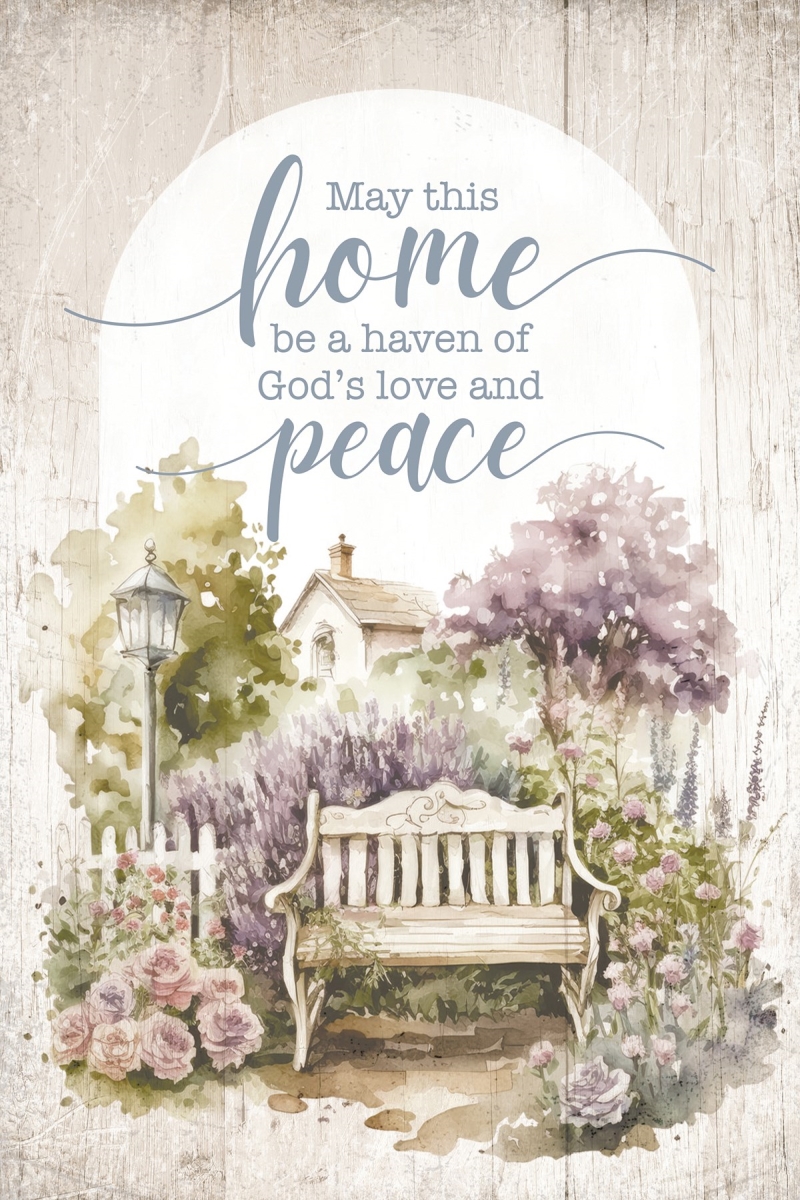 399287 4 x 6 in. Wall Plaque-Mini Blessings-May This Home Wall Plaque