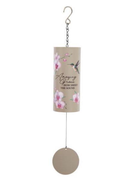 707008 18 in. Cylinder Sonnet-Amazing Grace Wind Chime