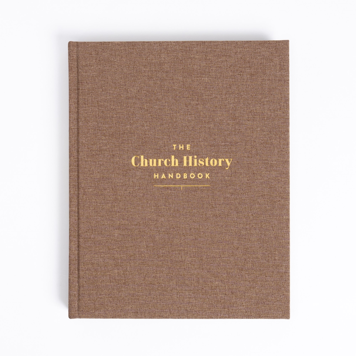 351748 The Church History Handbook - Mocha Cloth Over Board