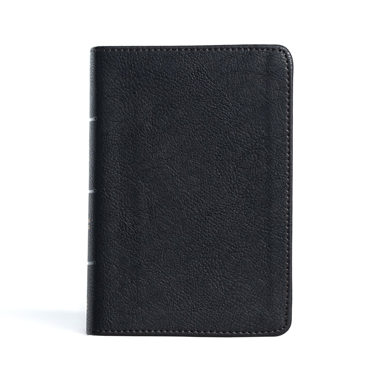340663 CSB Large Print Compact Reference Bible - Black Leathertouch