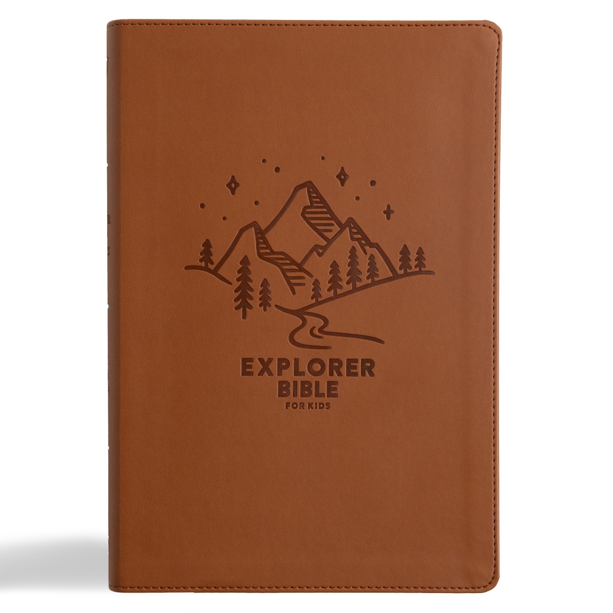 36551X KJV Explorer Bible for Kids - Brown Leathertouch Indexed