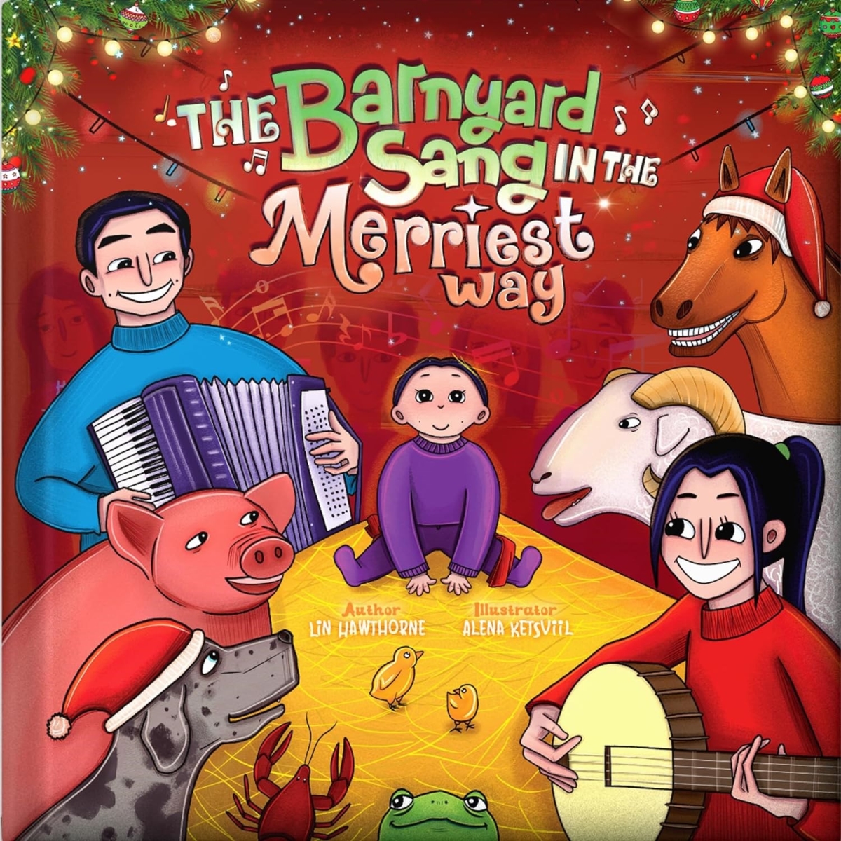 408301 The Barnyard Sang in The Merriest Way Book