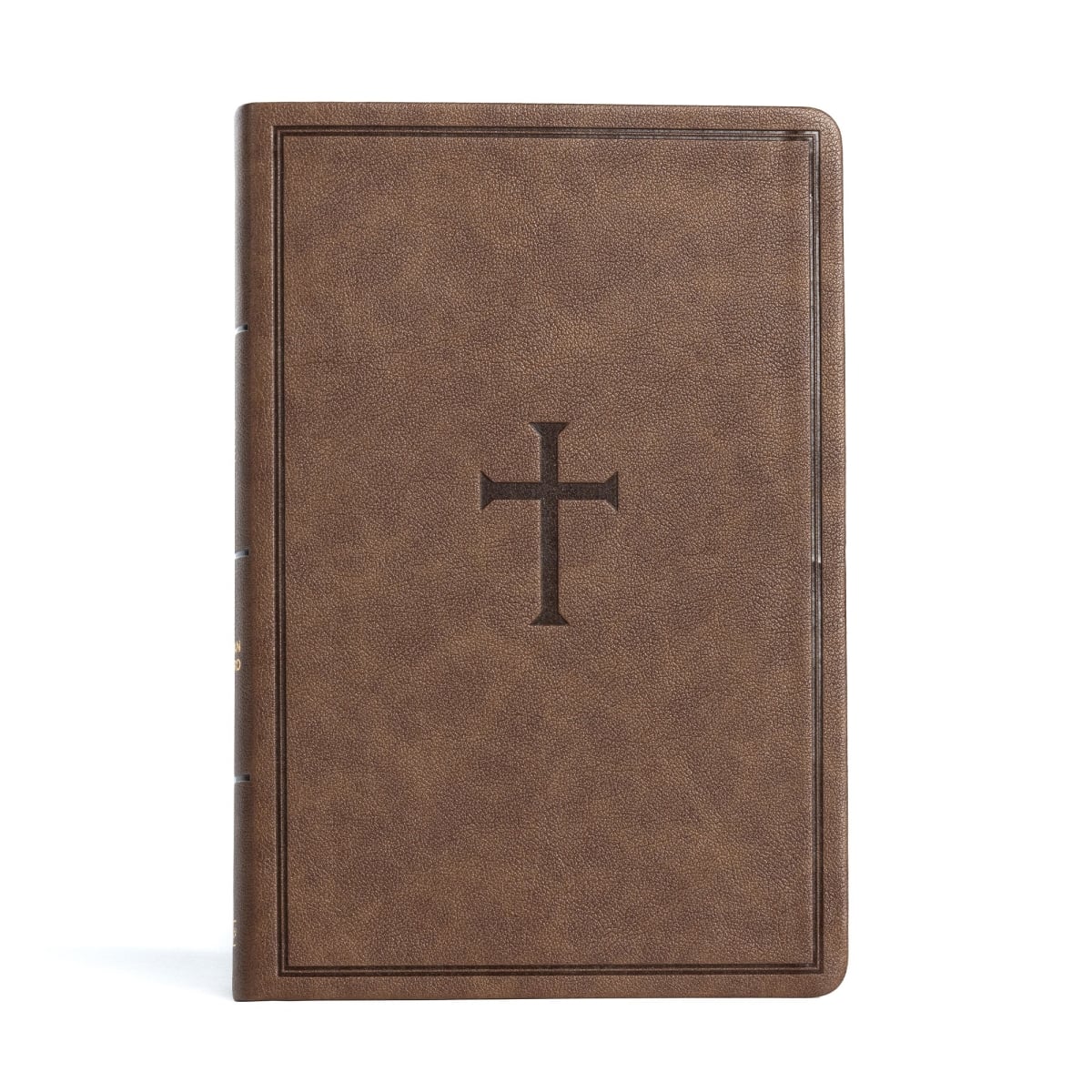 340657 CSB Giant Print Reference Bible - Brown LeatherTouch
