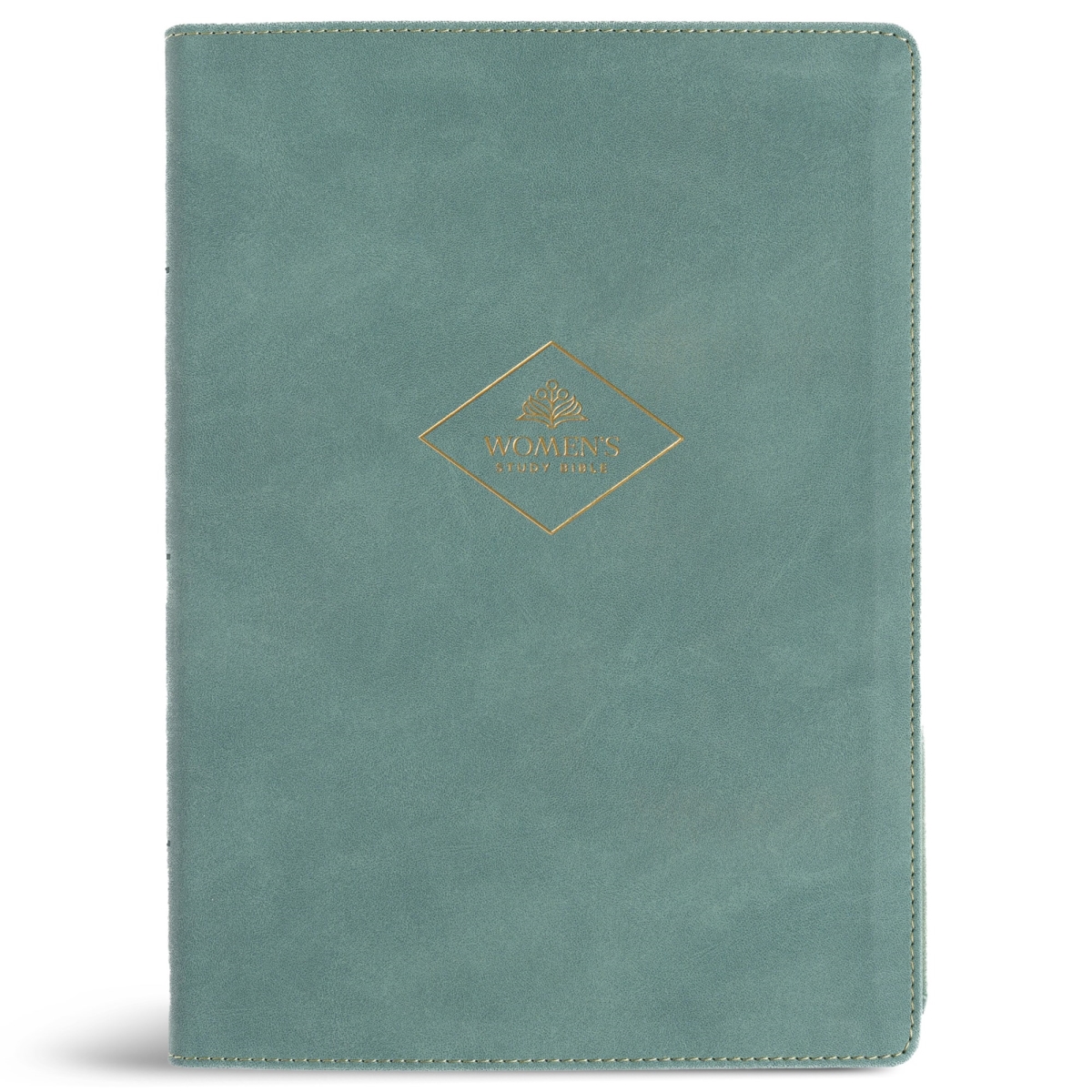 349174 CSB Women Study Bible-Earthen Teal Sued eSoft Leather Touch Book