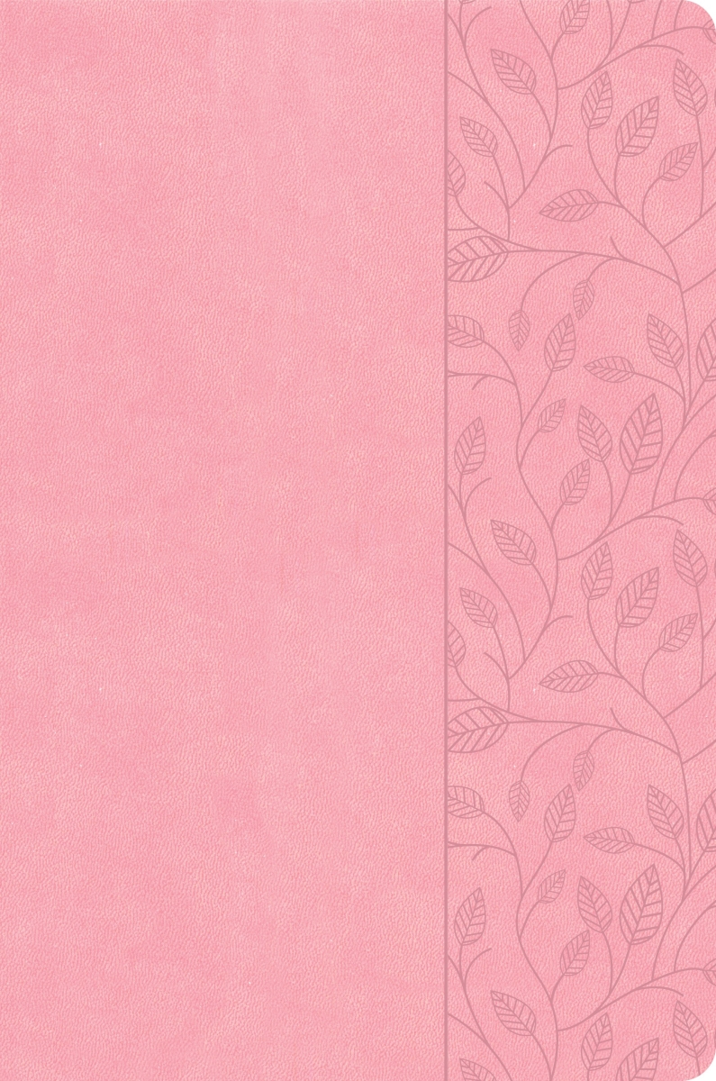 351661 CSB Large Print Thinline Bible - Value Edition - Soft Pink LeatherTouch