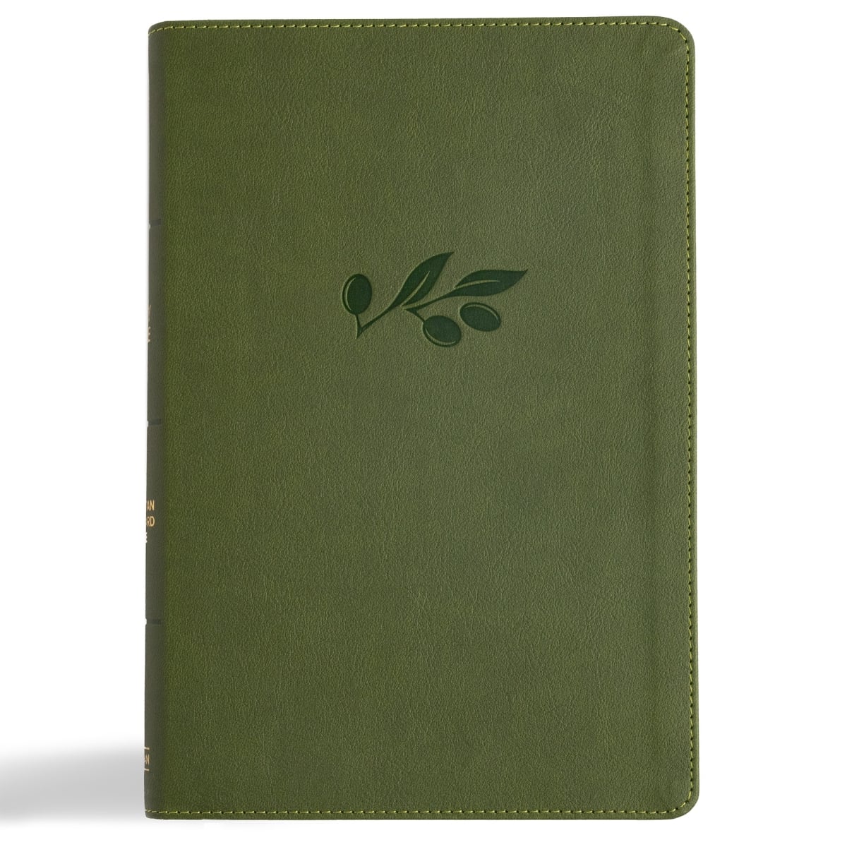 399527 CSB Giant Print Reference Bible Digital Study Edition - Olive LeatherTouch