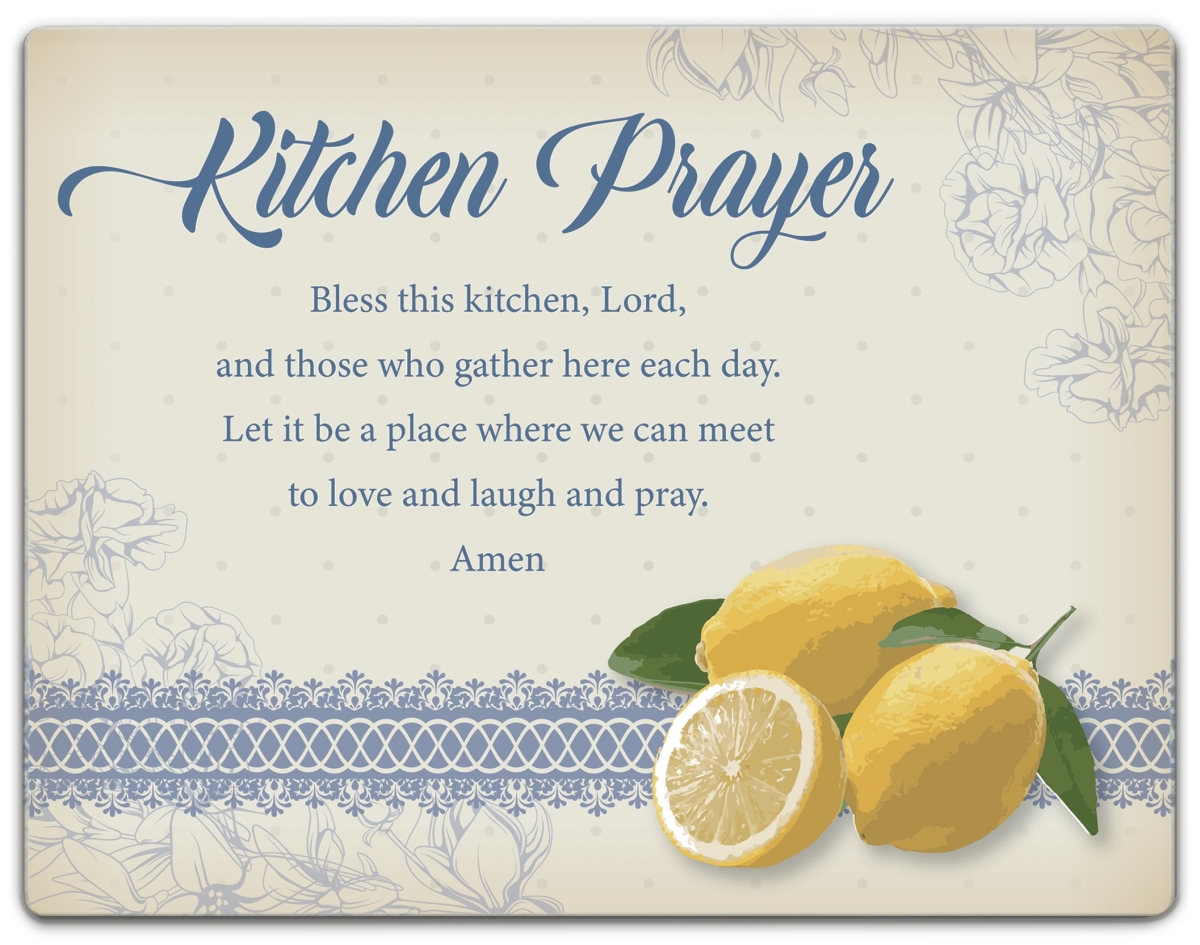 Picture of Abbey Plus CA Gift 630457 Cutting Board - Mini - Kitchen Prayer - 11 x 8.5 in.