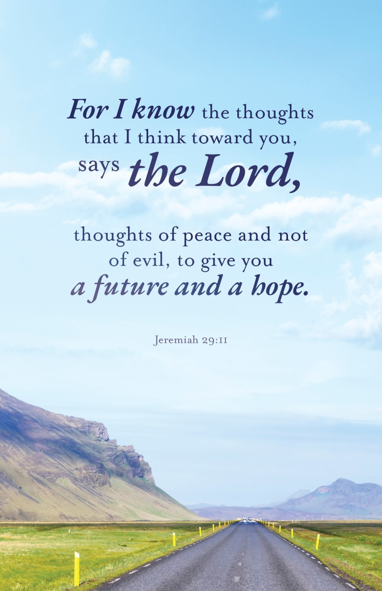 463891 Bulletin-Graduation - For I Know The Thoughts A Future & A Hope Book - Pack of 100