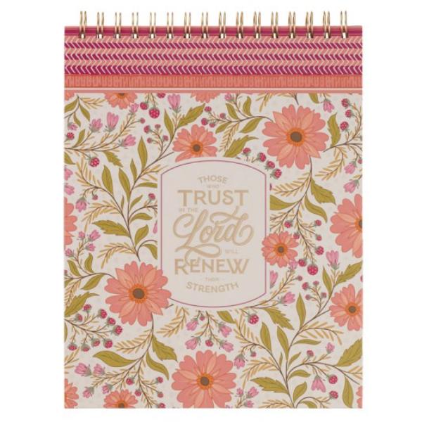 754079 Spiral Notepad Those Who Trust in The Lord Isa. 40-31