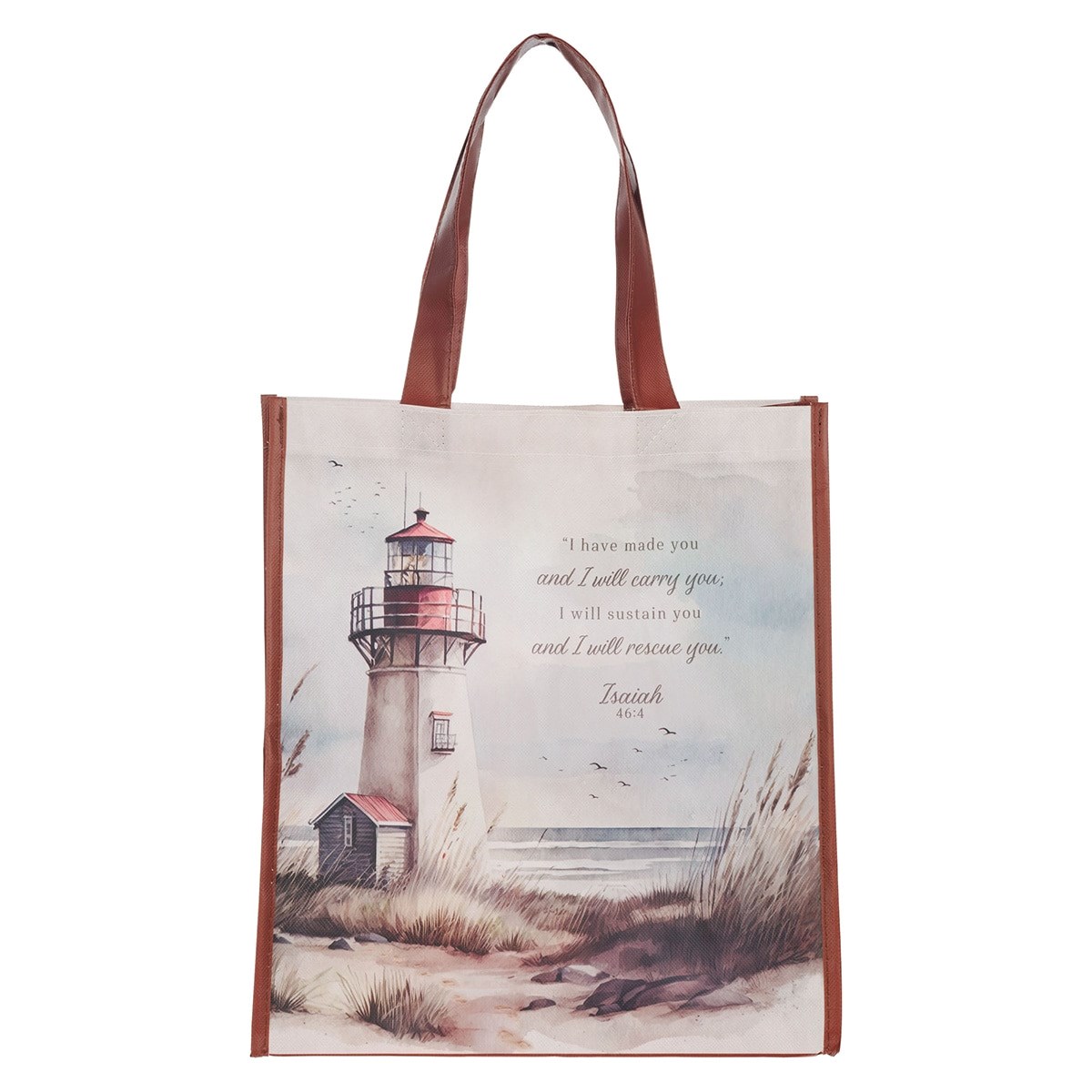 368368 Tote - I Will Carry You Isa. 46-4 - Lighthouse