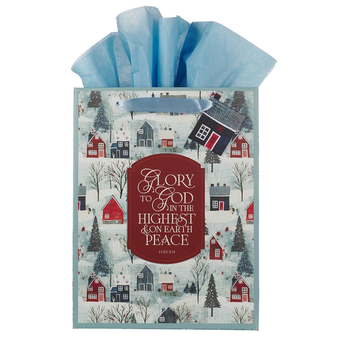 470648 Gift Bag - Large Portrait - Glory to God Luke 2-14