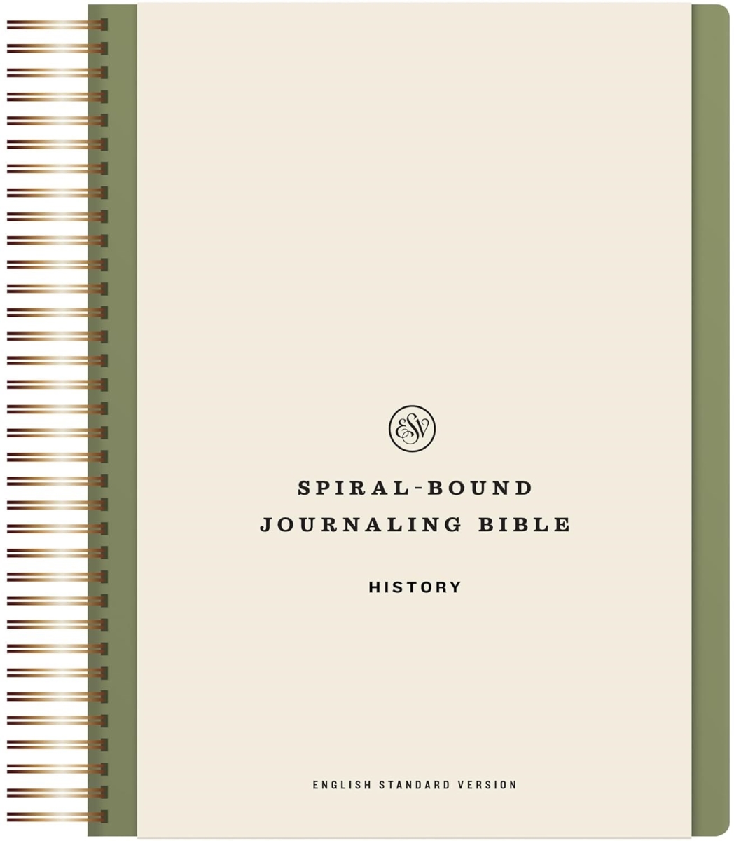 397737 ESV Spiral - Bound Journaling Bible - History - Hardcover