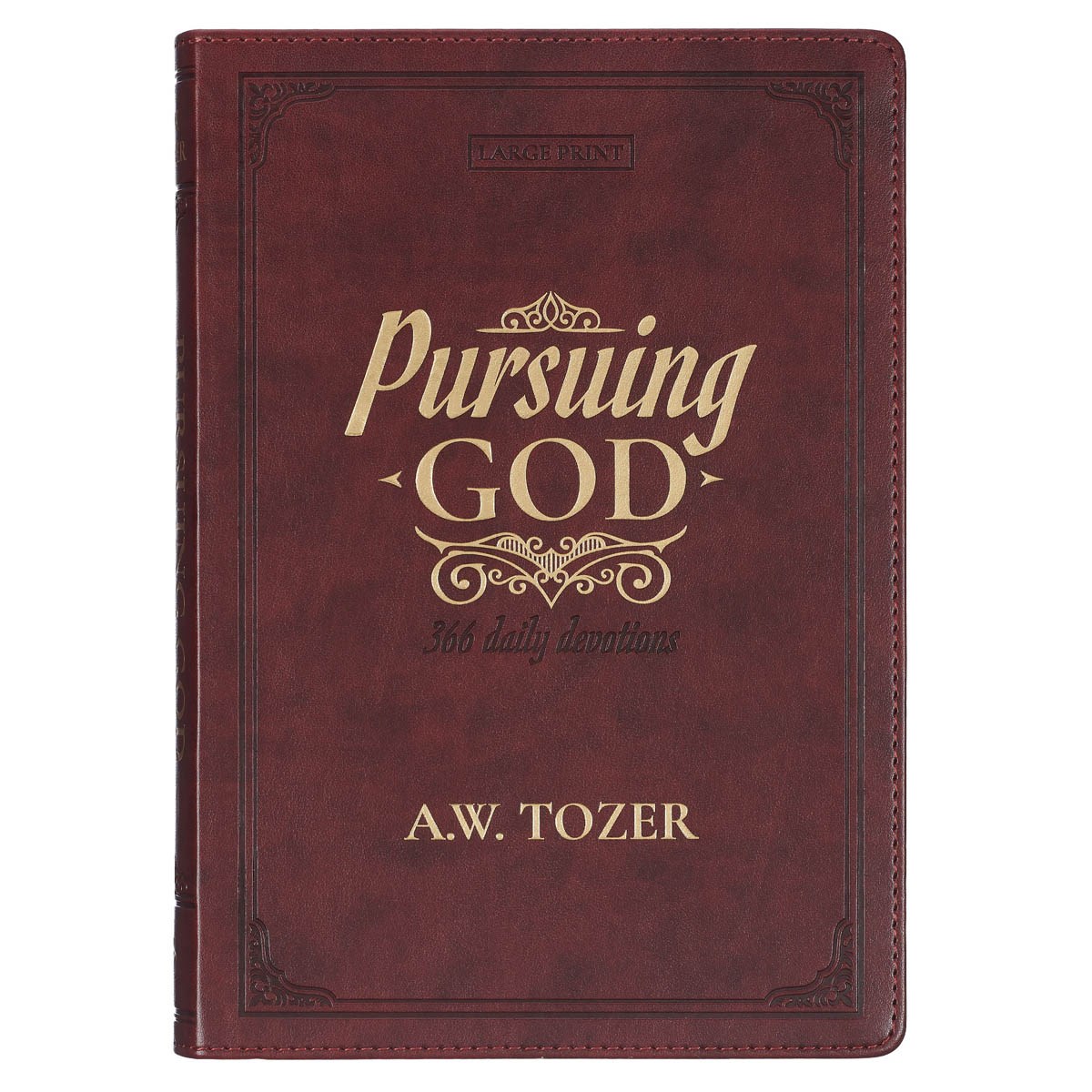 406187 Devotional - Pursuing God LP - Faux Leather