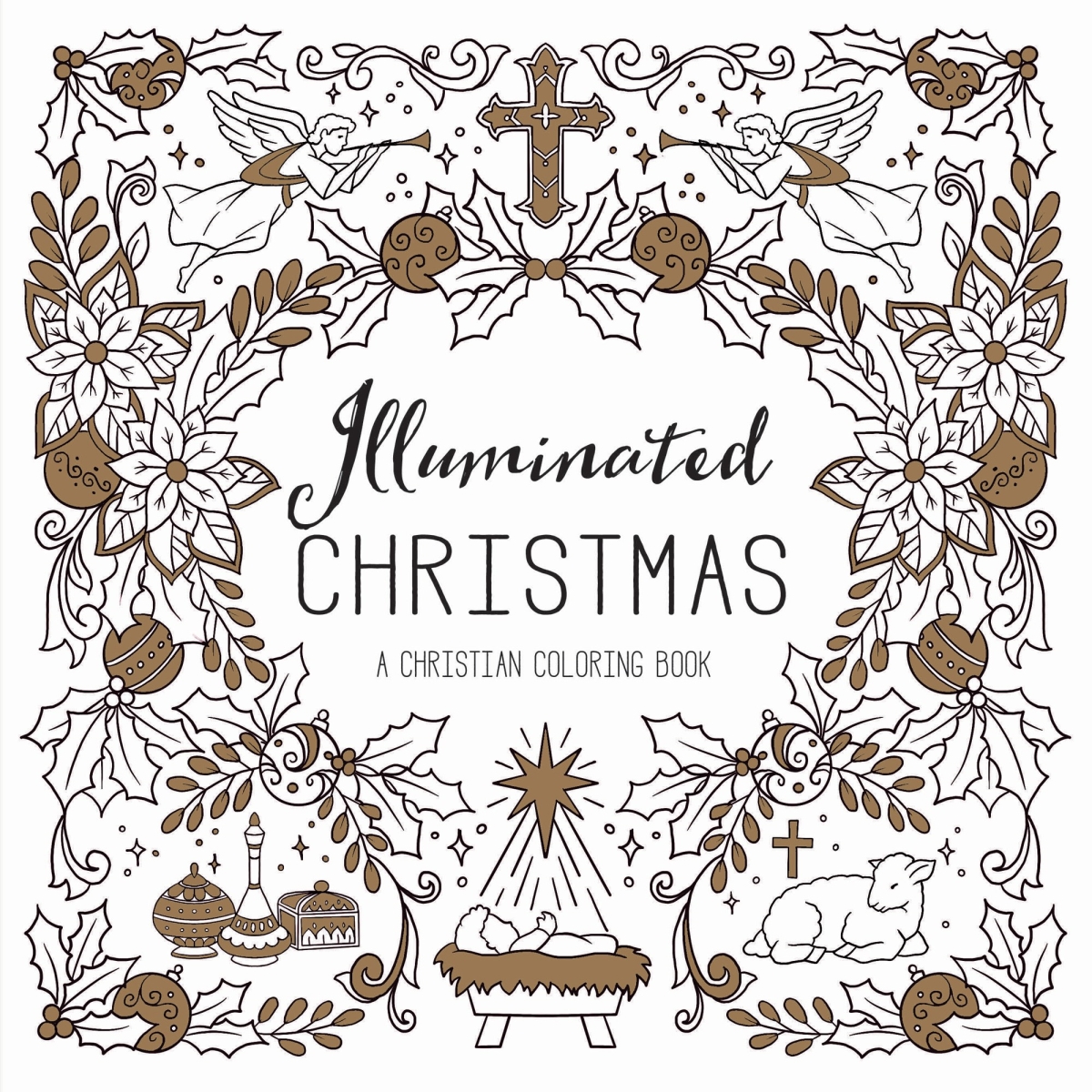 361295 Illuminated Christmas - A Christmas Coloring Book