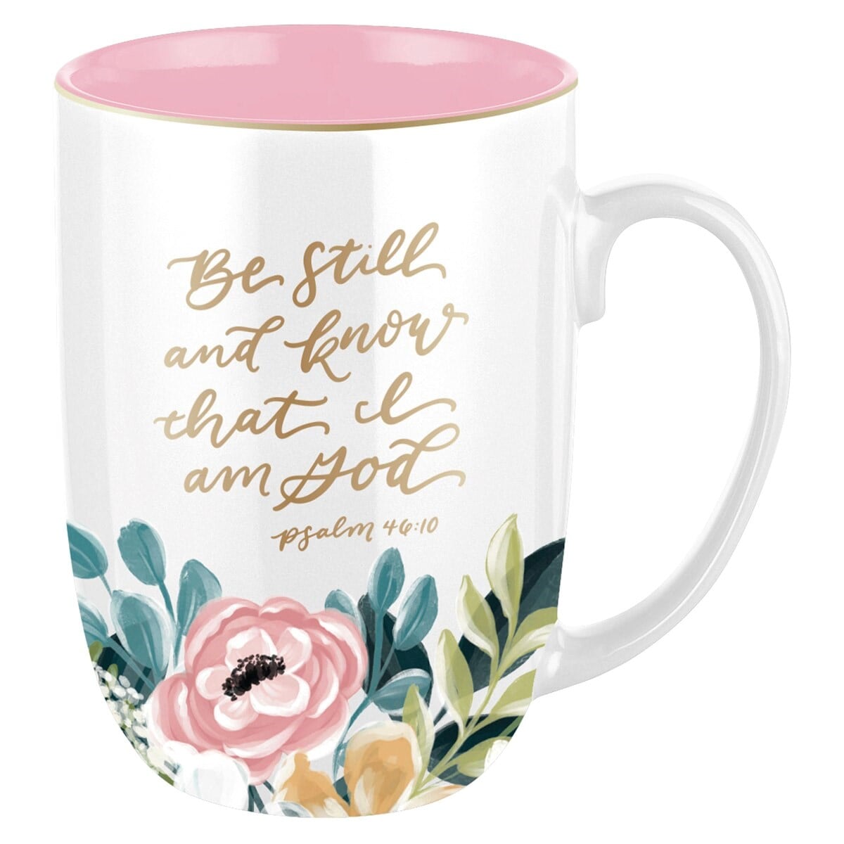 Picture of Christian Art Gifts 471790 Ceramic Mug - Be Still & Know Ps. 46-10