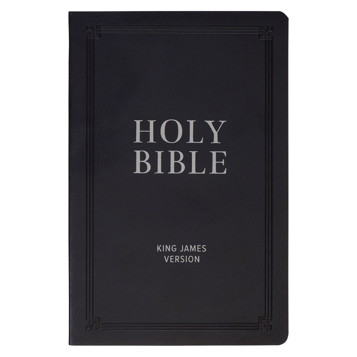 480252 KJV Gift Bible - Black Faux Leather