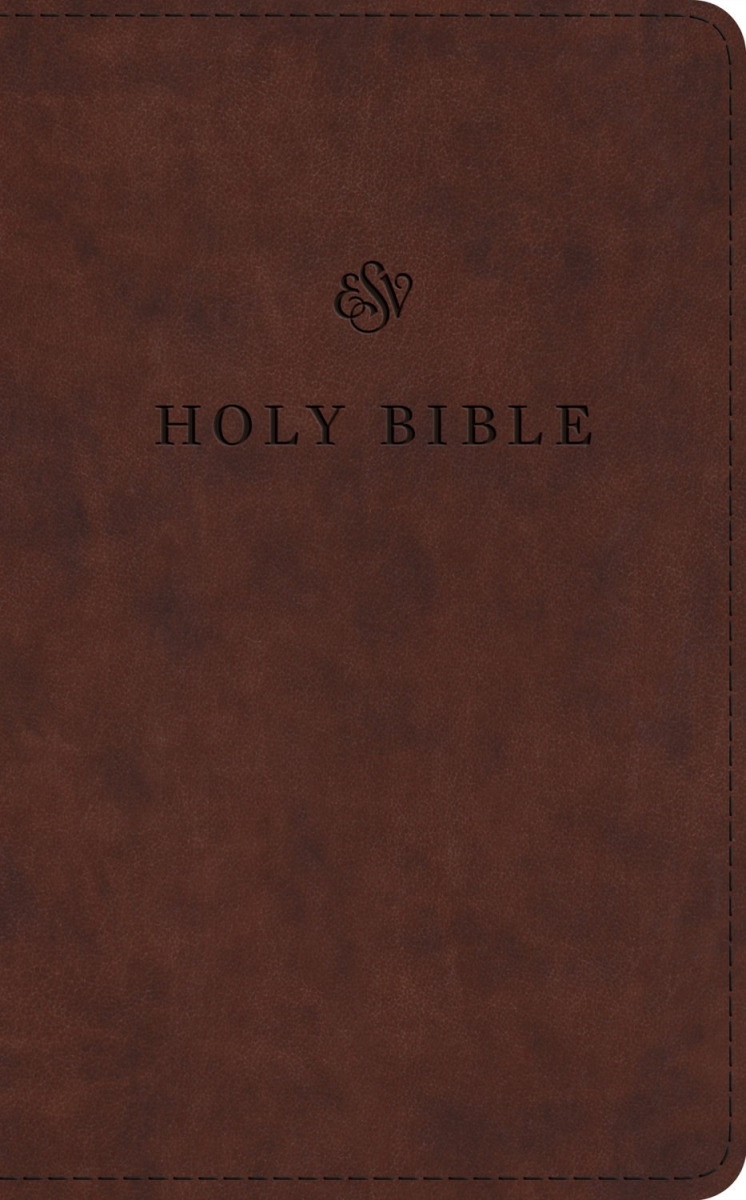 471137 ESV Premium Church Bible - Brown Trutone