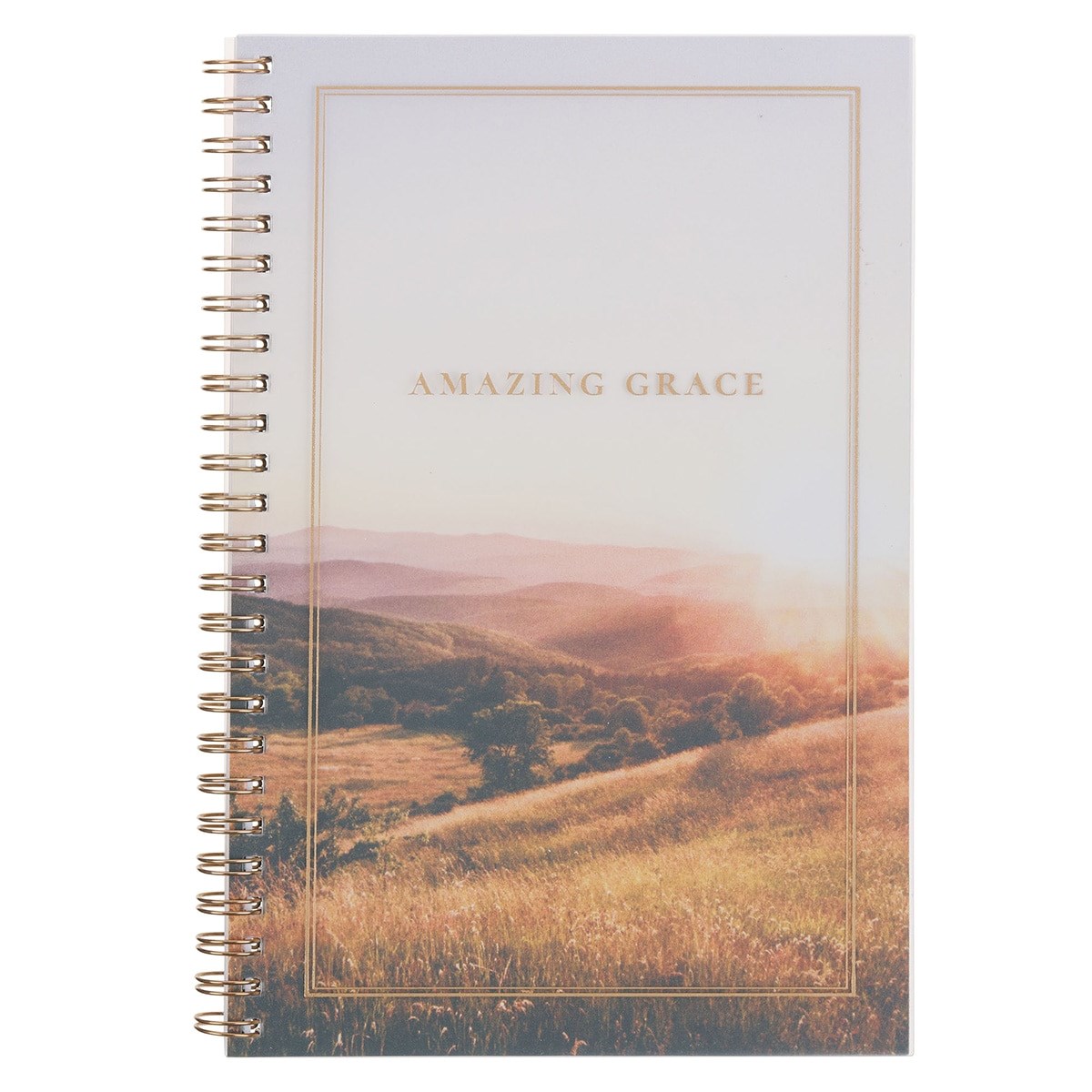 471797 Notebook - Wirebound - Crown of Thorns & Amazing Grace Isa. 53-5