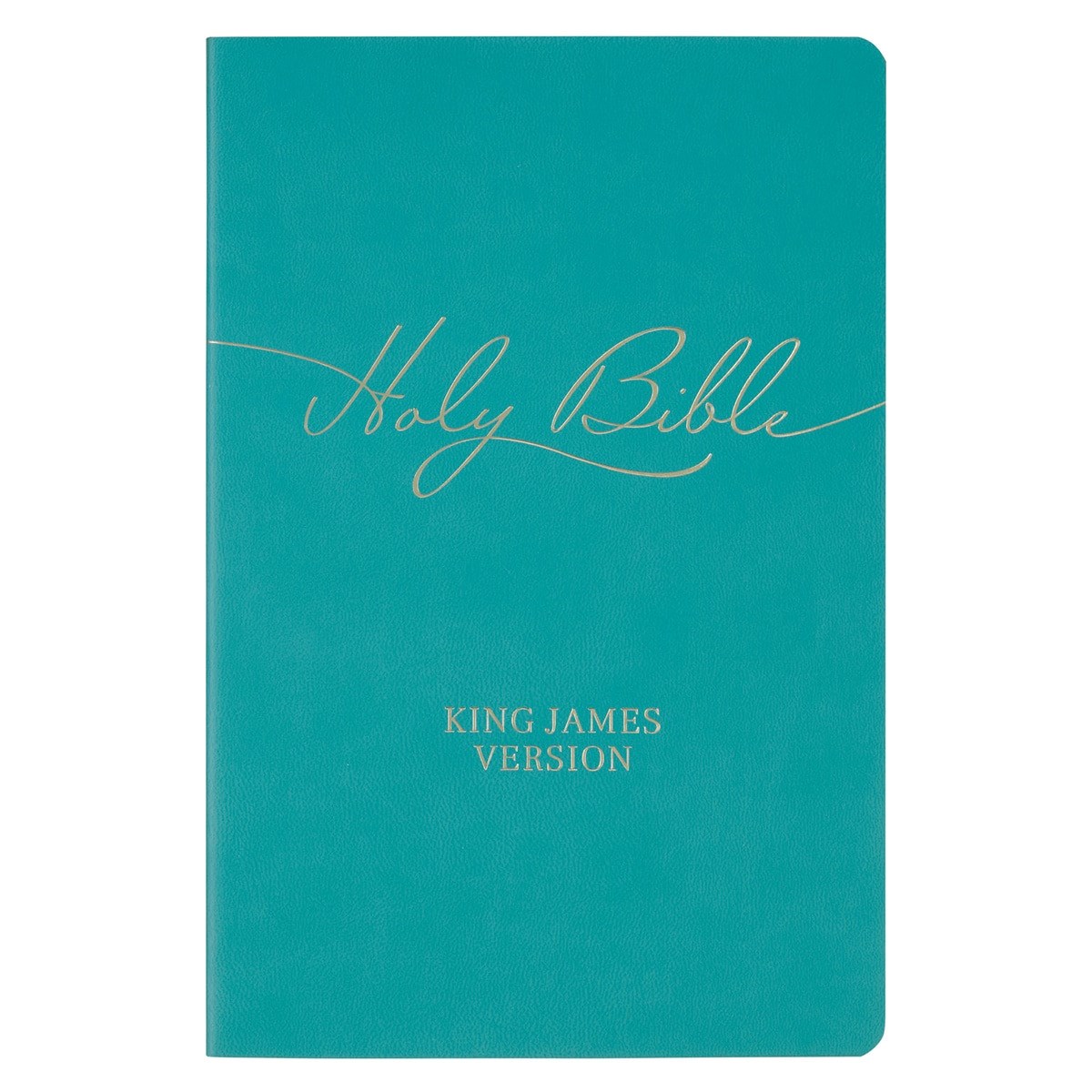 480255 KJV Gift Bible - Teal Faux Leather