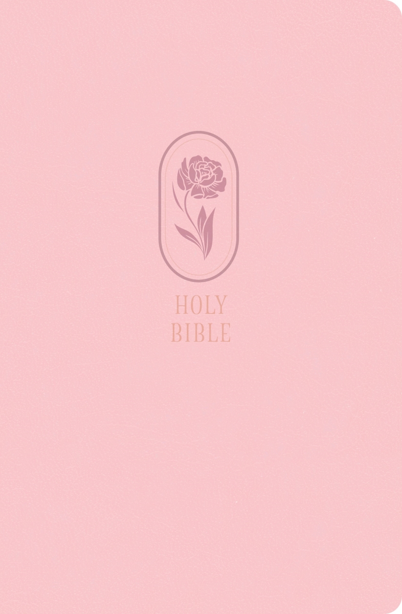 650649 KJV Large Print Personal Size & Pink Leather-Touch Reference Bible