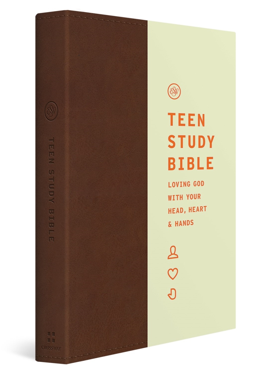 311587 ESV Teen Study Bible - Burnt Sienna TruTone
